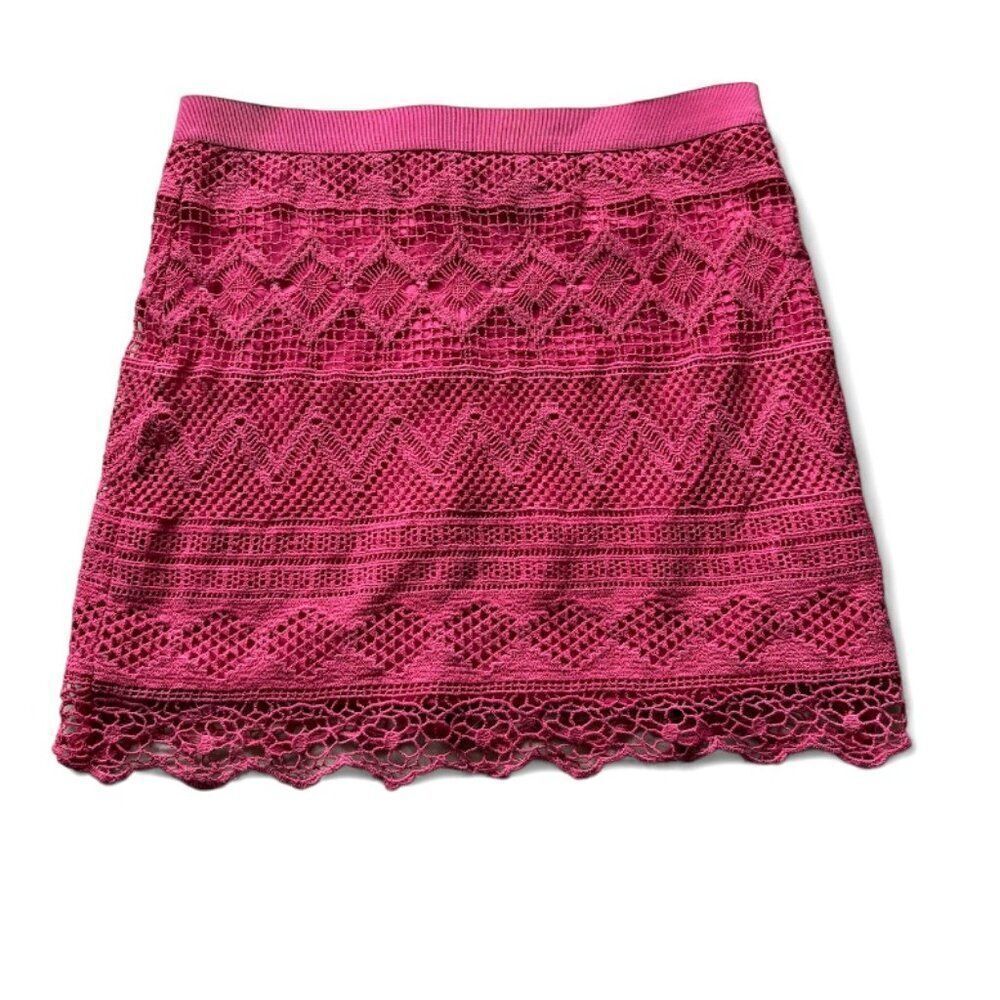 American Eagle Lacey‎ Boho Mini Skirt Sz 4